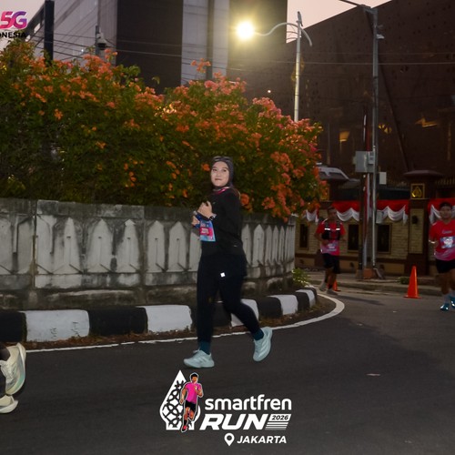 Race photo from SMARTFREN RUN 2026