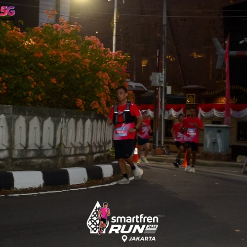 Race photo from SMARTFREN RUN 2026