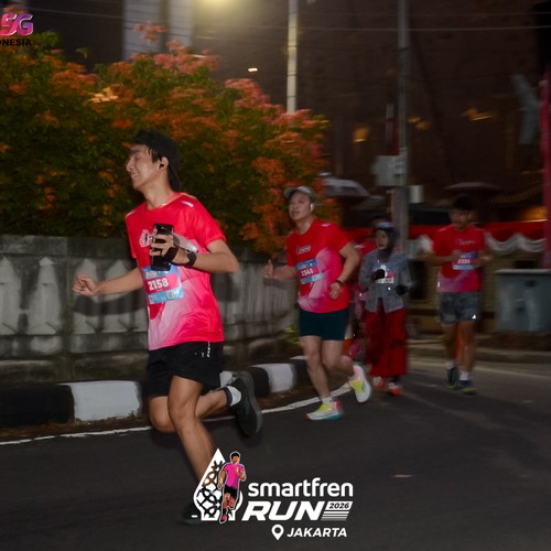Race photo from SMARTFREN RUN 2026