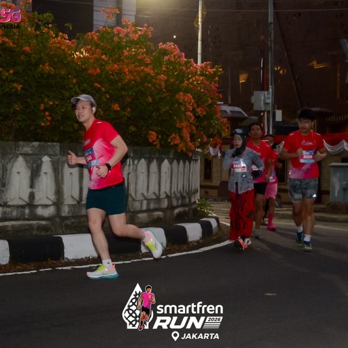 Race photo from SMARTFREN RUN 2026