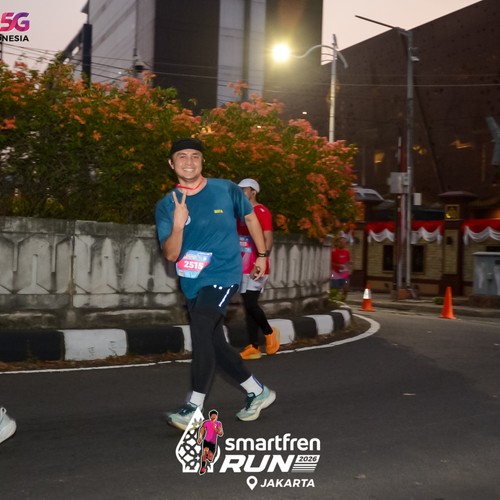 Race photo from SMARTFREN RUN 2026