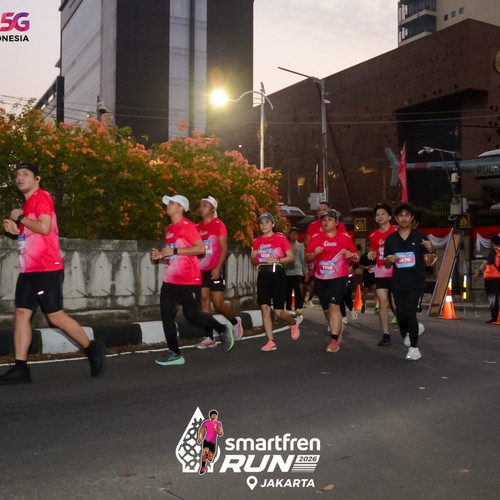 Race photo from SMARTFREN RUN 2026