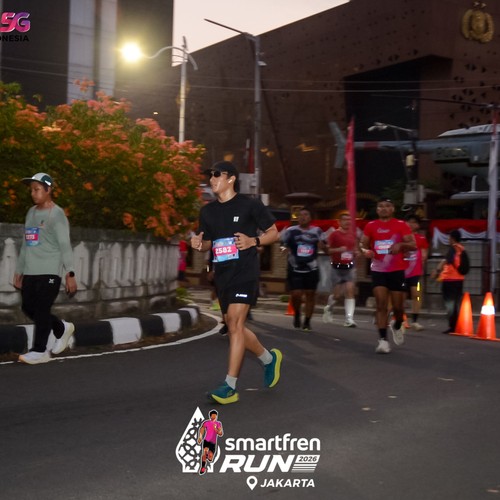 Race photo from SMARTFREN RUN 2026