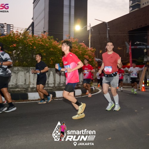 Race photo from SMARTFREN RUN 2026