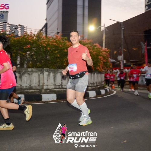 Race photo from SMARTFREN RUN 2026