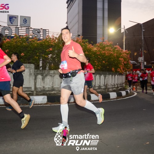 Race photo from SMARTFREN RUN 2026