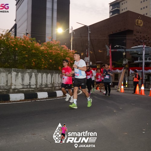 Race photo from SMARTFREN RUN 2026