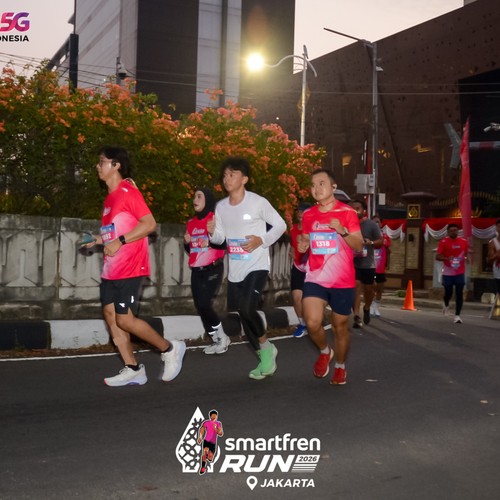Race photo from SMARTFREN RUN 2026