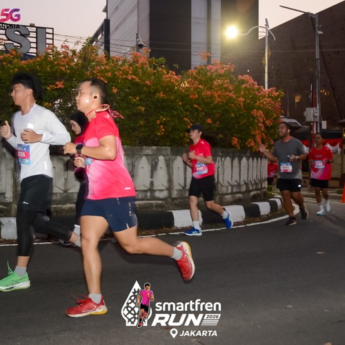Race photo from SMARTFREN RUN 2026