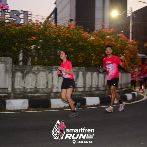 Race photo from SMARTFREN RUN 2026