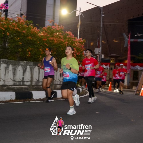 Race photo from SMARTFREN RUN 2026
