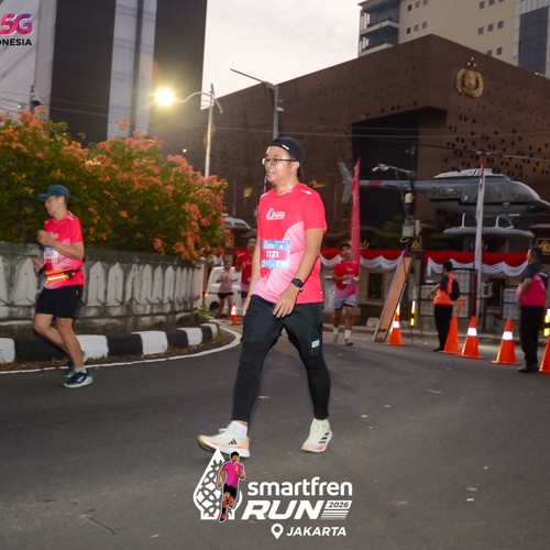 Race photo from SMARTFREN RUN 2026