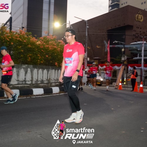 Race photo from SMARTFREN RUN 2026