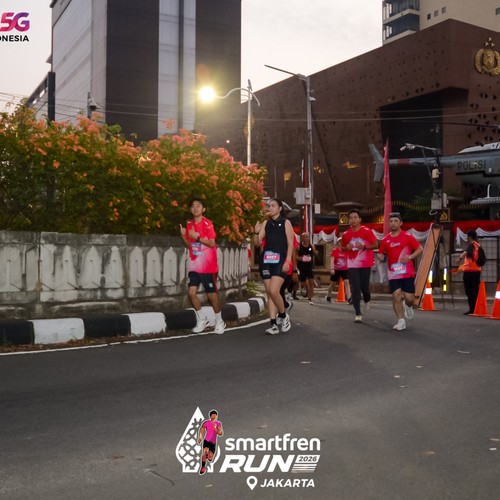 Race photo from SMARTFREN RUN 2026