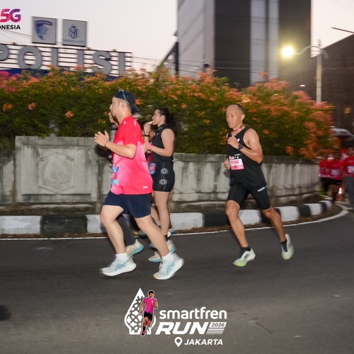 Race photo from SMARTFREN RUN 2026