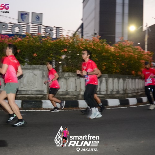 Race photo from SMARTFREN RUN 2026