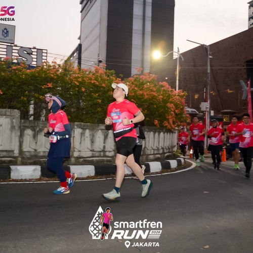 Race photo from SMARTFREN RUN 2026