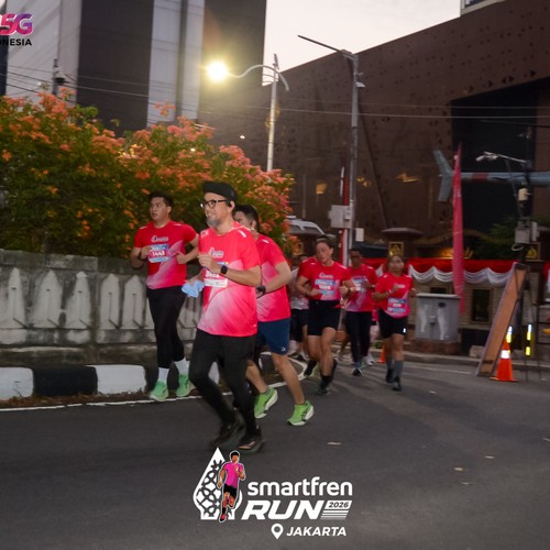Race photo from SMARTFREN RUN 2026