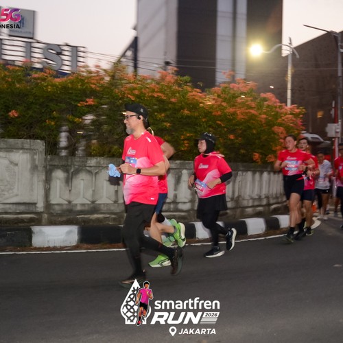 Race photo from SMARTFREN RUN 2026