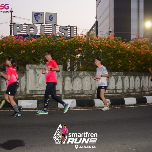 Race photo from SMARTFREN RUN 2026