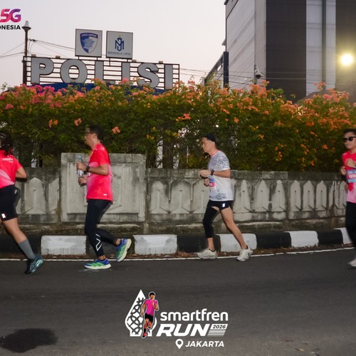 Race photo from SMARTFREN RUN 2026
