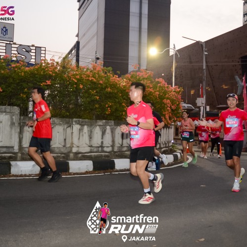 Race photo from SMARTFREN RUN 2026