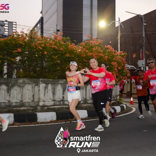 Race photo from SMARTFREN RUN 2026