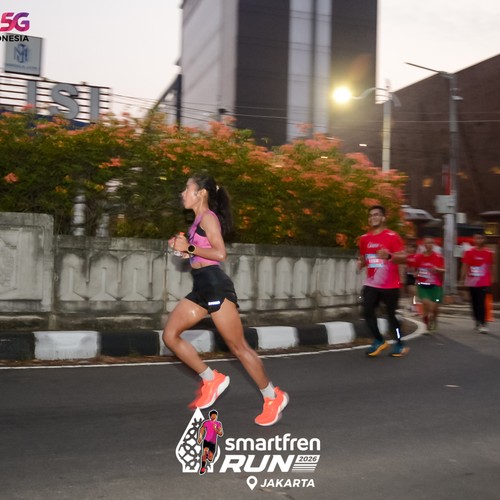 Race photo from SMARTFREN RUN 2026