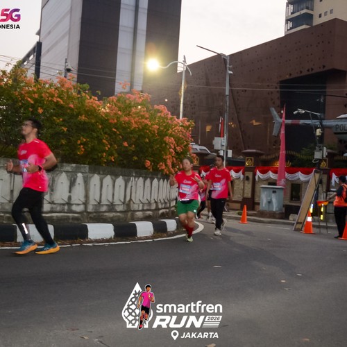 Race photo from SMARTFREN RUN 2026