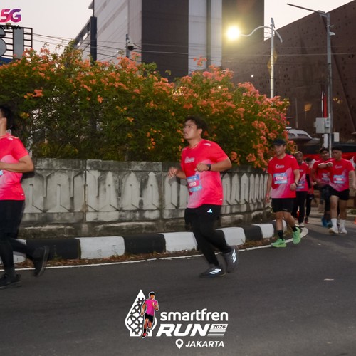Race photo from SMARTFREN RUN 2026