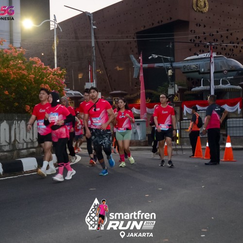 Race photo from SMARTFREN RUN 2026