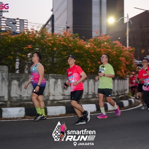 Race photo from SMARTFREN RUN 2026