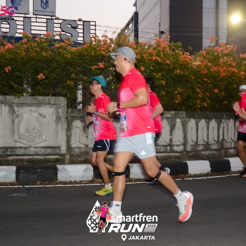 Race photo from SMARTFREN RUN 2026
