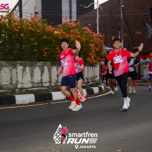 Race photo from SMARTFREN RUN 2026