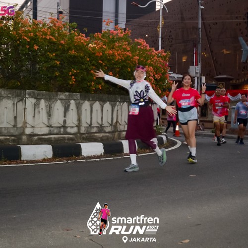 Race photo from SMARTFREN RUN 2026