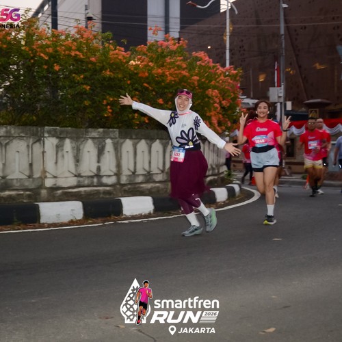 Race photo from SMARTFREN RUN 2026