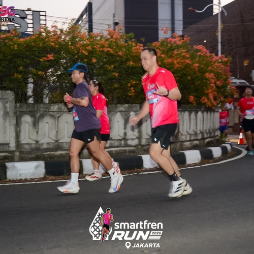 Race photo from SMARTFREN RUN 2026