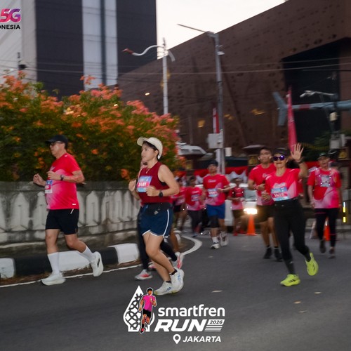 Race photo from SMARTFREN RUN 2026