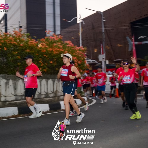 Race photo from SMARTFREN RUN 2026