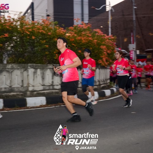 Race photo from SMARTFREN RUN 2026