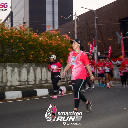 Race photo from SMARTFREN RUN 2026