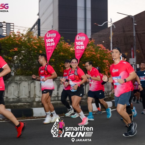 Race photo from SMARTFREN RUN 2026