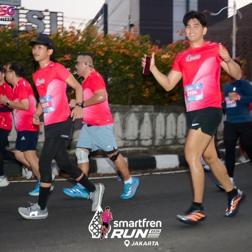 Race photo from SMARTFREN RUN 2026
