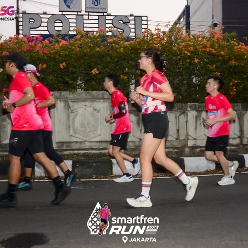 Race photo from SMARTFREN RUN 2026