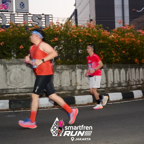 Race photo from SMARTFREN RUN 2026