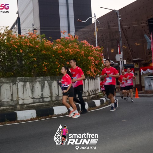 Race photo from SMARTFREN RUN 2026