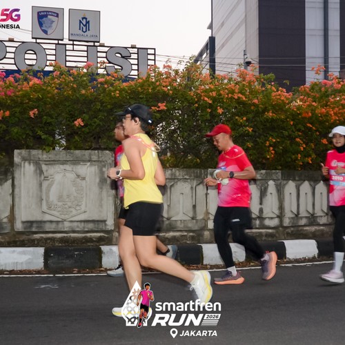 Race photo from SMARTFREN RUN 2026