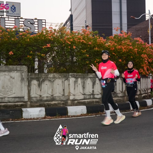 Race photo from SMARTFREN RUN 2026