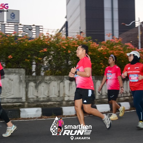 Race photo from SMARTFREN RUN 2026