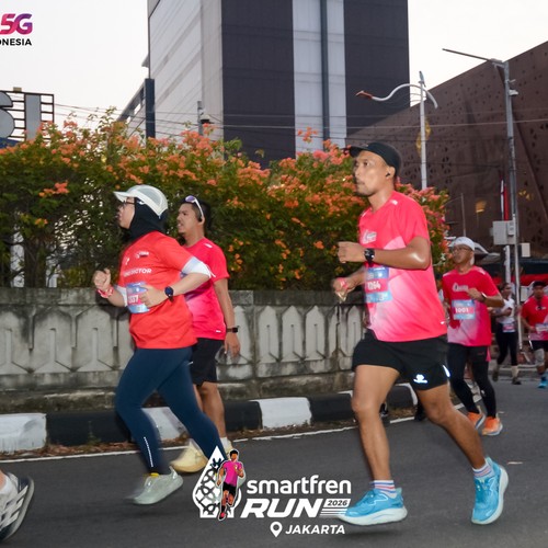Race photo from SMARTFREN RUN 2026